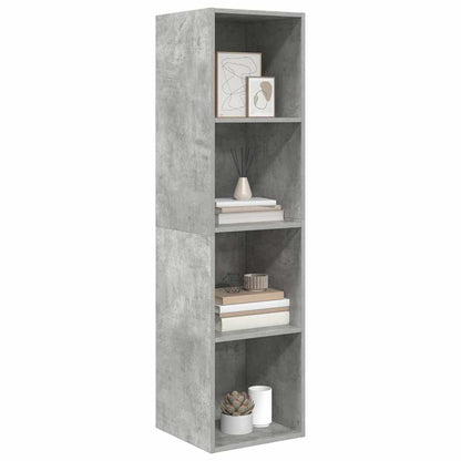 vidaXL Wall-mounted TV Cabinet Concrete Grey 37x37x142.5 cm Engineered Wood 3