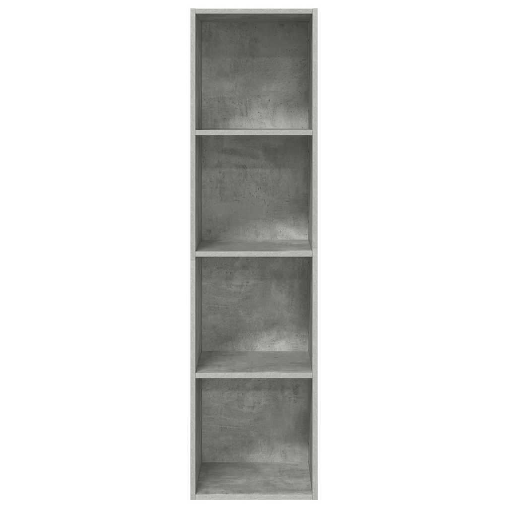 vidaXL Wall-mounted TV Cabinet Concrete Grey 37x37x142.5 cm Engineered Wood 4