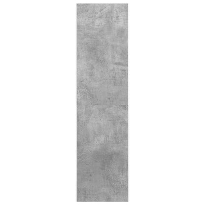 vidaXL Wall-mounted TV Cabinet Concrete Grey 37x37x142.5 cm Engineered Wood 5