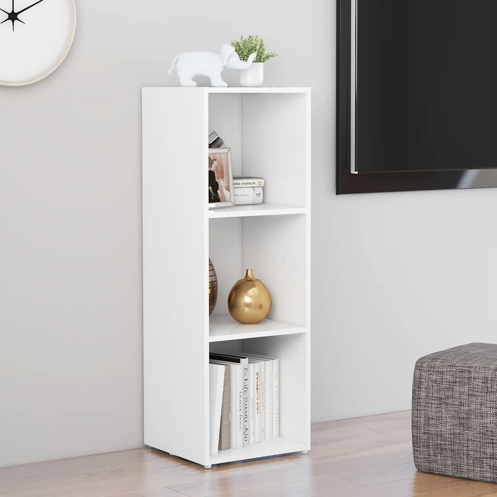 805534 vidaXL TV Cabinet White 107x35x37 cm Engineered Wood 3