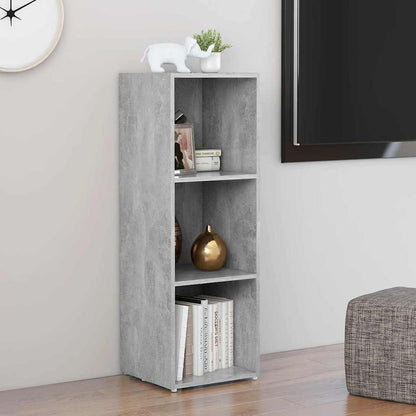 805538 vidaXL TV Cabinet Concrete Grey 107x35x37 cm Engineered Wood 3