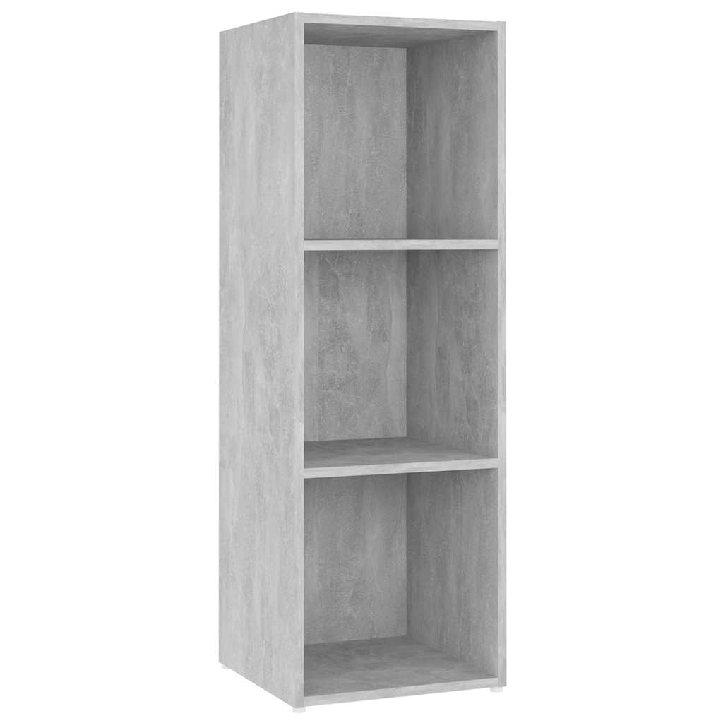 805538 vidaXL TV Cabinet Concrete Grey 107x35x37 cm Engineered Wood 5