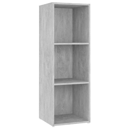 805538 vidaXL TV Cabinet Concrete Grey 107x35x37 cm Engineered Wood 5