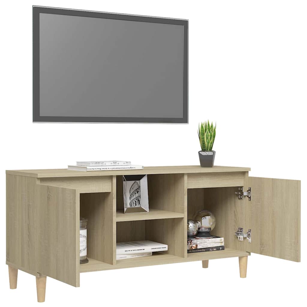 vidaXL TV Cabinet | TV Cabinet | Rectangular | Scandinavian | Appealing Design 4