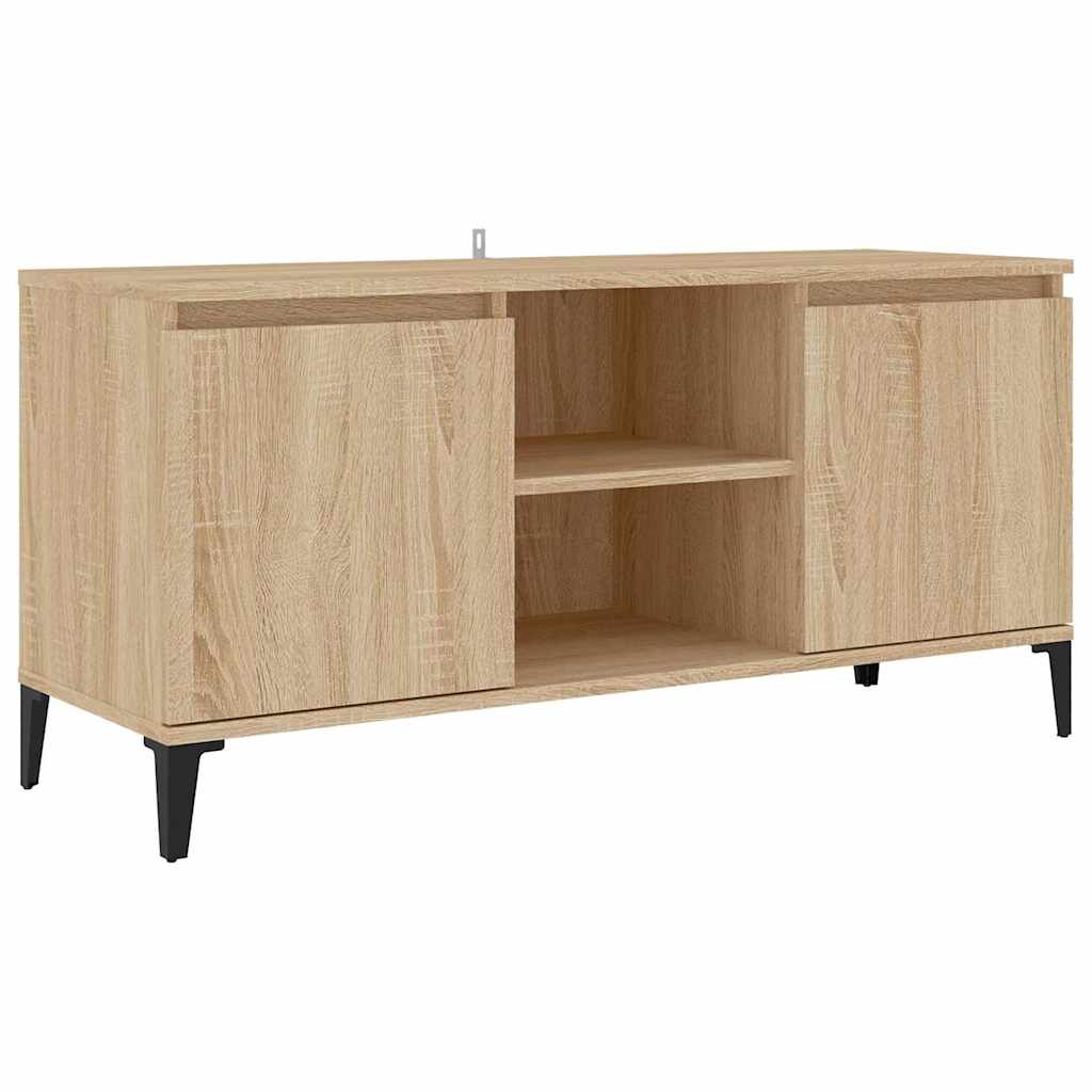 vidaXL TV Cabinet | Sonoma oak | Engineered wood | Standard | TV Cabinet 2
