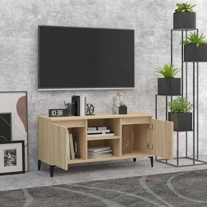 vidaXL TV Cabinet | Sonoma oak | Engineered wood | Standard | TV Cabinet 3