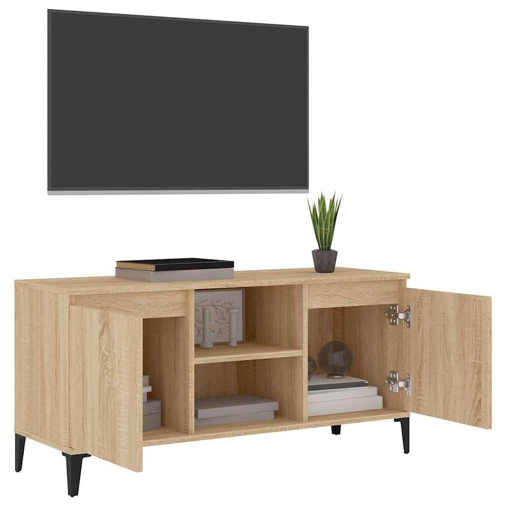 vidaXL TV Cabinet | Sonoma oak | Engineered wood | Standard | TV Cabinet 4