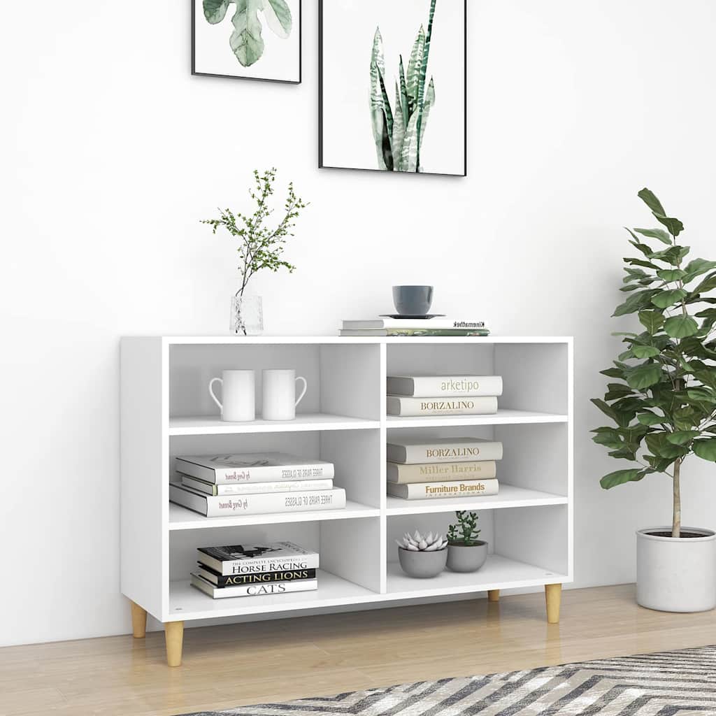 vidaXL Sideboard White 103,5x35x70 cm Engineered Wood 1