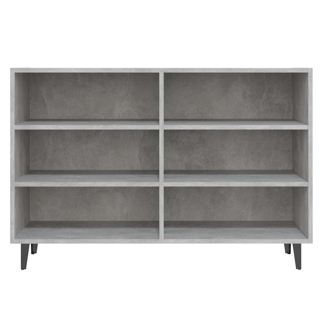 vidaXL Sideboard Concrete Grey 103.5x35x70 cm Engineered Wood 4