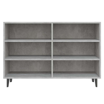 vidaXL Sideboard Concrete Grey 103.5x35x70 cm Engineered Wood 4