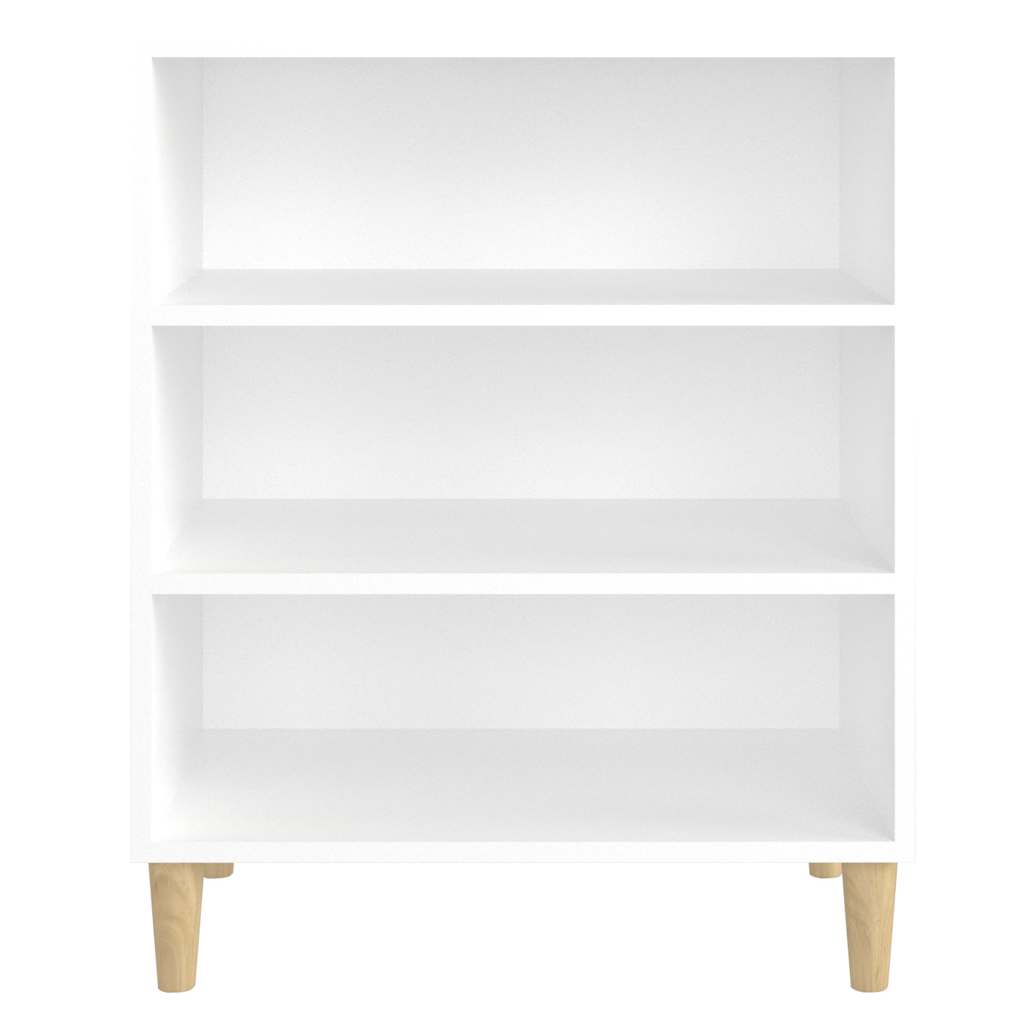 vidaXL Sideboard | White | Engineered wood, Solid eucalyptus wood | Standard 4