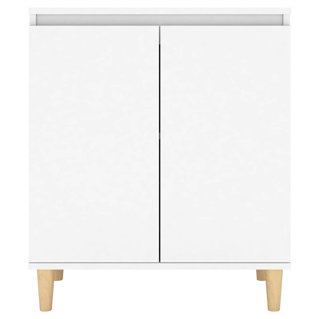 vidaXL Sideboard | White | Engineered wood, MDF, Solid eucalyptus wood 5