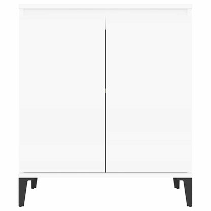 vidaXL Sideboard | White | Engineered wood, Metal | Medium | Cabinet 5