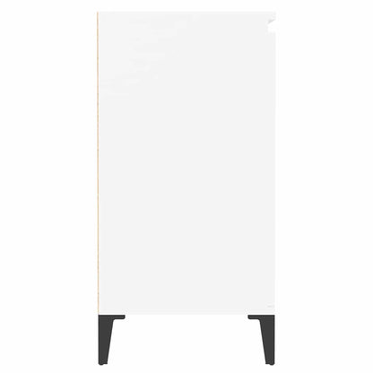 vidaXL Sideboard | White | Engineered wood, Metal | Medium | Cabinet 6