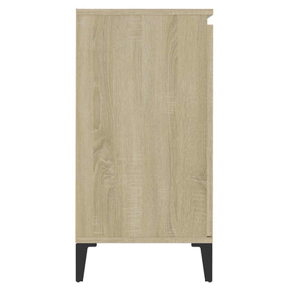 vidaXL Sideboard | Sonoma Oak | Engineered Wood, Metal | Medium | Sideboard 6
