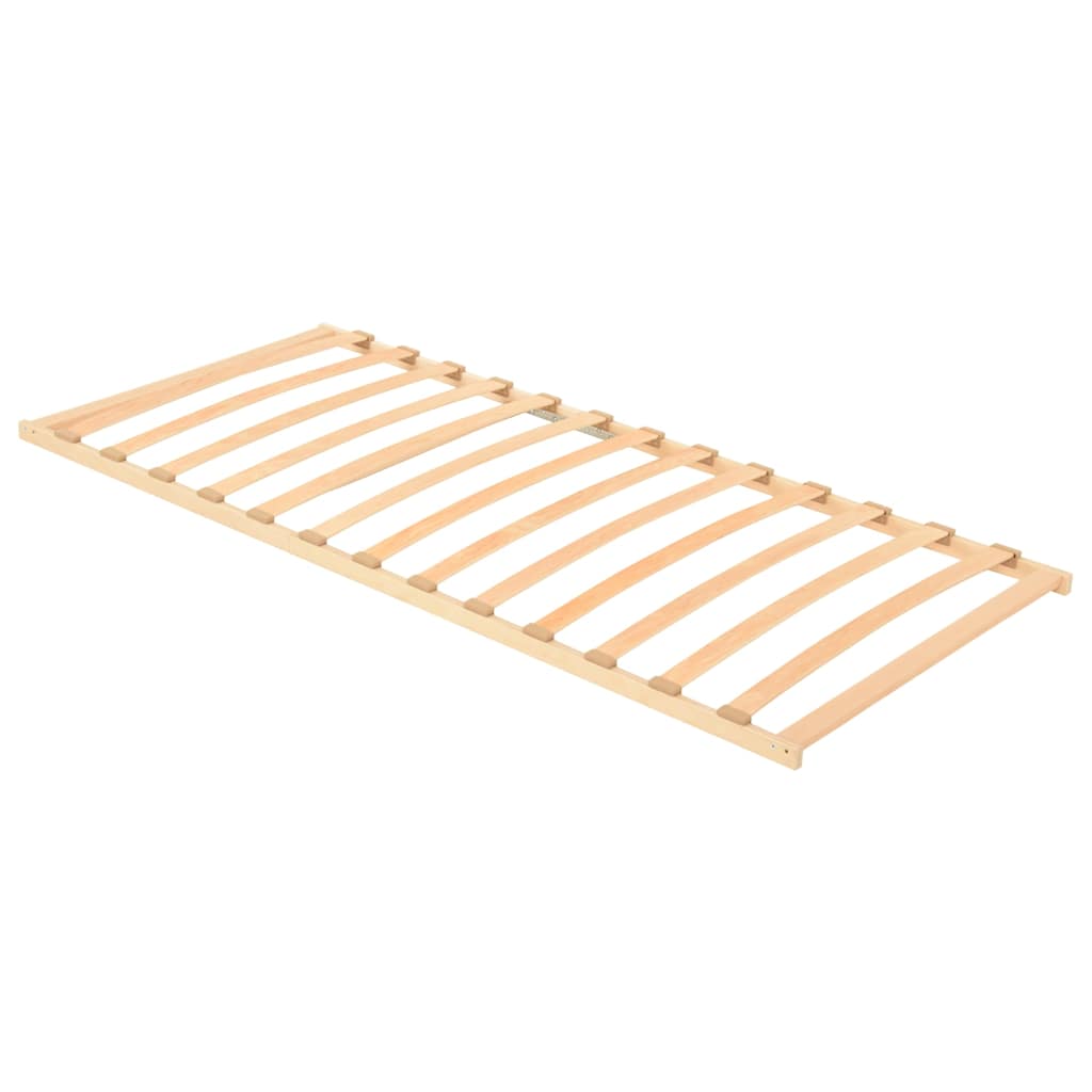 vidaXL Slatted Bed without Mattress Base with 13 Slats 90x200cm 1