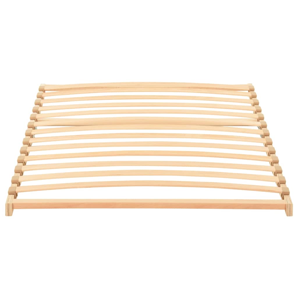 vidaXL Slatted Bed without Mattress Base with 13 Slats 90x200cm 3