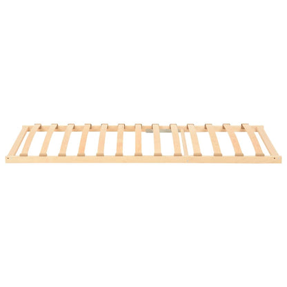 vidaXL Slatted Bed without Mattress Base with 13 Slats 100x200cm 2