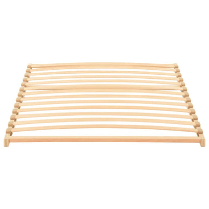 vidaXL Slatted Bed without Mattress Base with 13 Slats 100x200cm 3