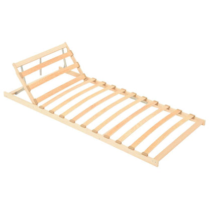 vidaXL Slatted Bed without Mattress Base Adjustable Head 80x200cm 1