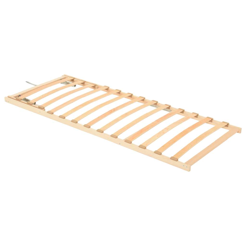 vidaXL Slatted Bed without Mattress Base Adjustable Head 80x200cm 2