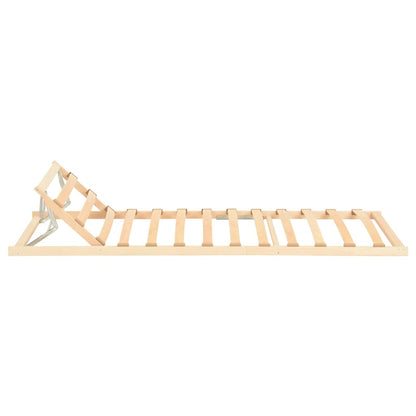 vidaXL Slatted Bed without Mattress Base Adjustable Head 80x200cm 4