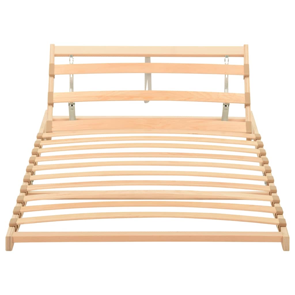vidaXL Slatted Bed without Mattress Base Adjustable Head 80x200cm 3