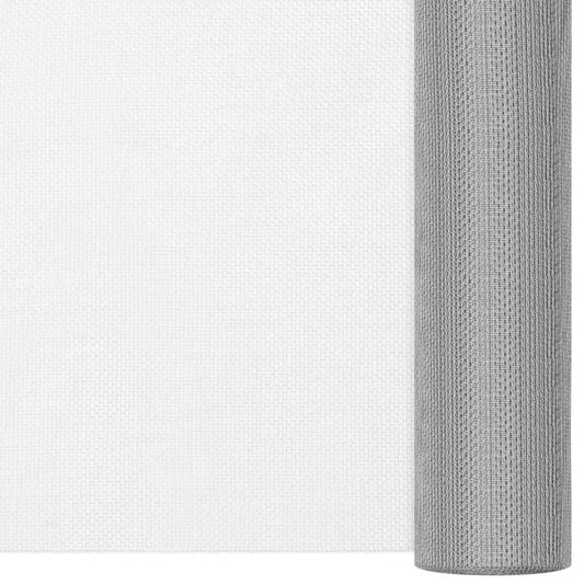150894 vidaXL Mesh Screen Stainless Steel 80x2000 cm Silver 2