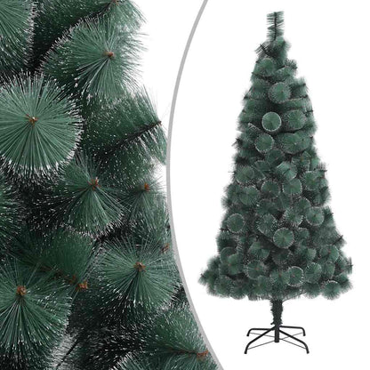 vidaXL Artificial Christmas Tree | Green | PET and Steel | 210 cm 1
