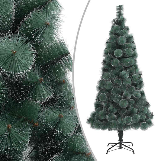 vidaXL Artificial Christmas Tree | Green | PET and Steel | 210 cm 1