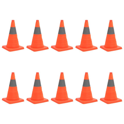 vidaXL Pop-up Traffic Cones 10 pcs 42 cm 1