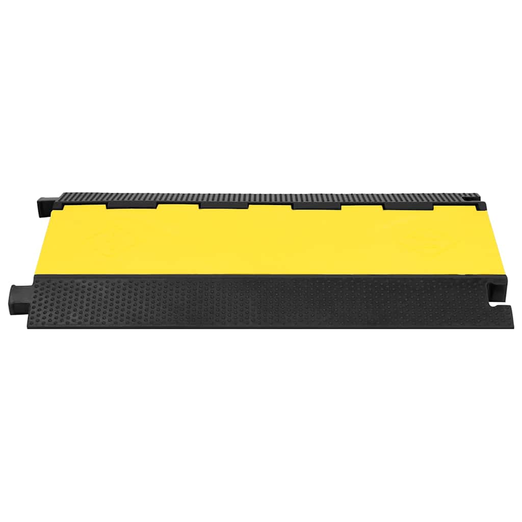 vidaXL Cable Protector Ramp with 5 Channels 90 cm Rubber 2
