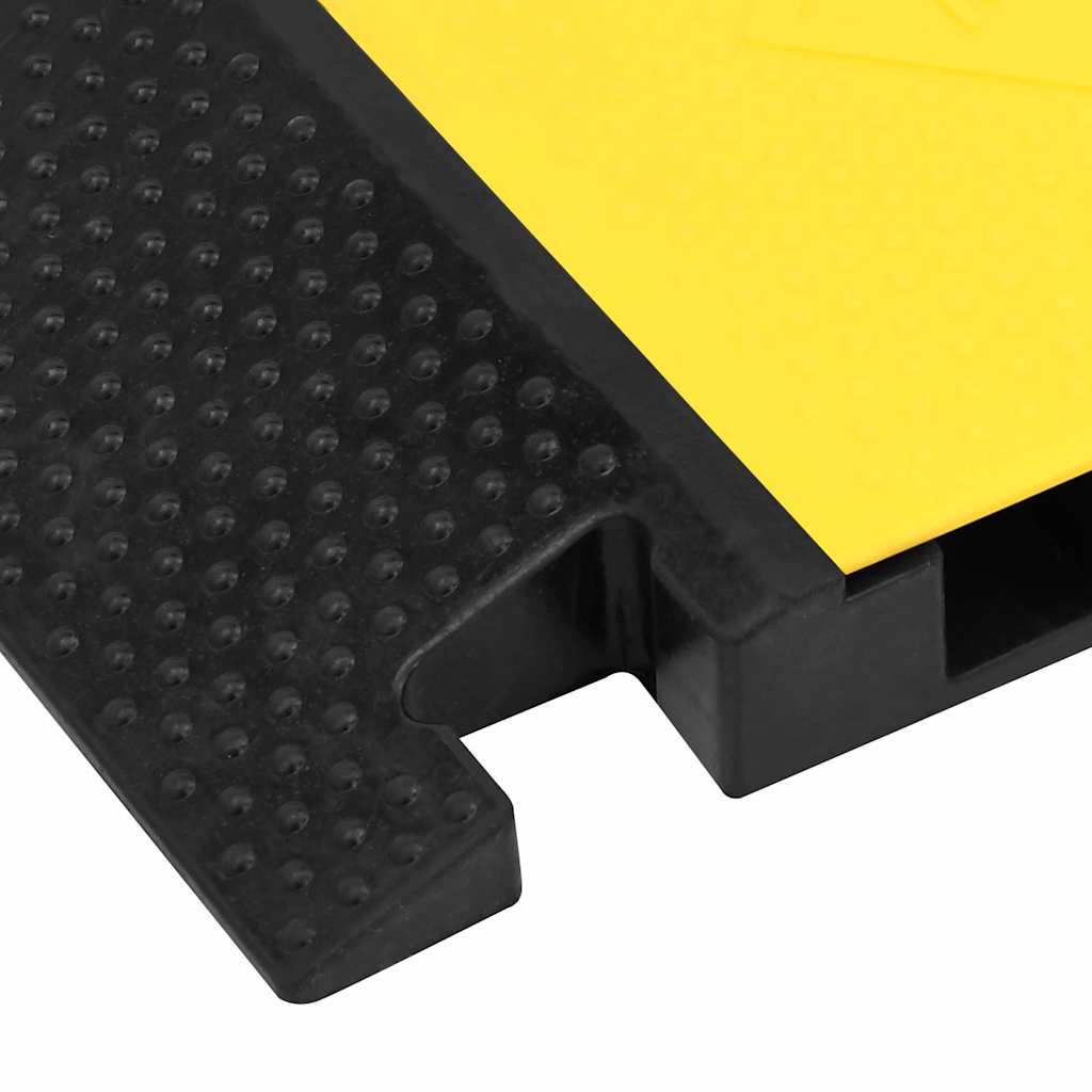vidaXL Cable Protector Ramp with 5 Channels 90 cm Rubber 6