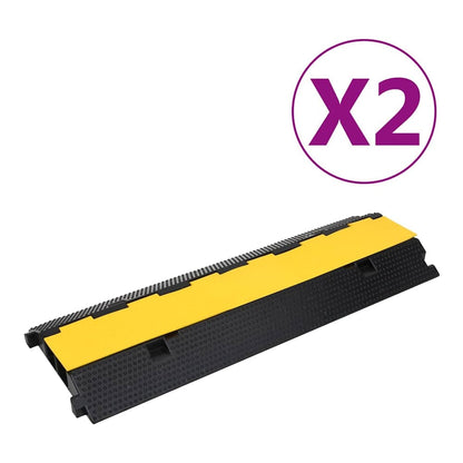 Cable Protector Ramps 1 Channel Rubber 100 cm 2 pcs 7 cm 35 cm