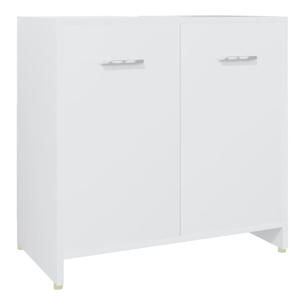 4 Piece Bathroom Furniture White