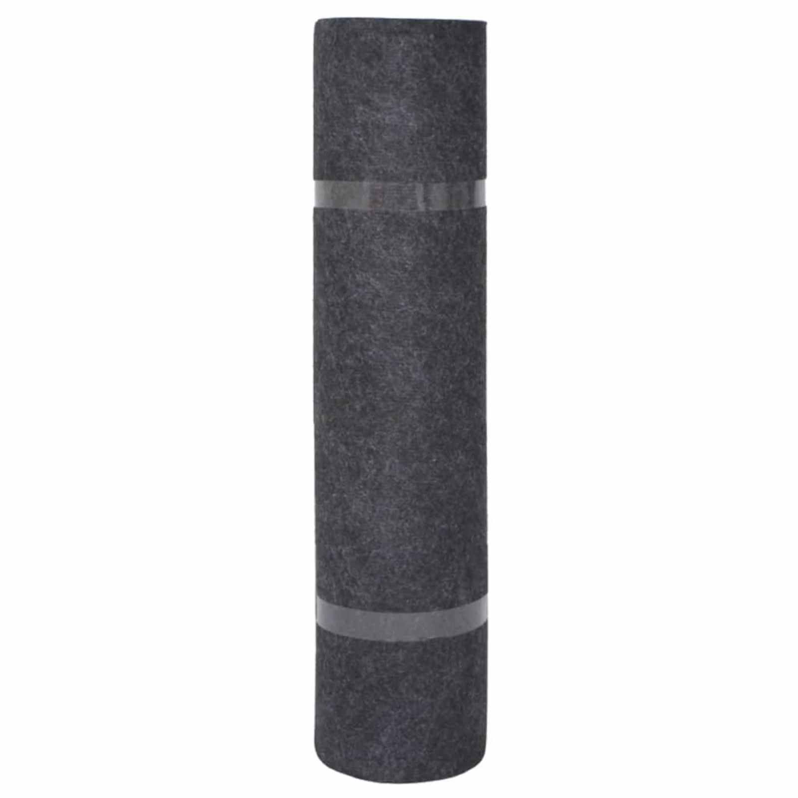 vidaXL Carpet Anthracite 1.2 x 10 m Polyester 3