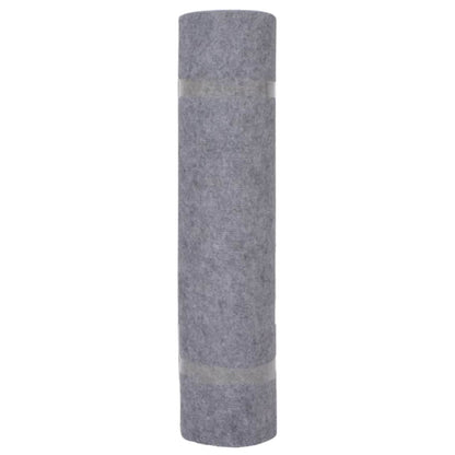 vidaXL Carpet Grey 1.2 x 10 m Polyester 3