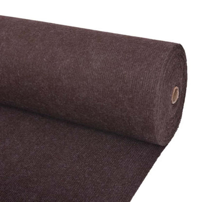 vidaXL Carpet Brown 1.2 x 10 m Polyester 1