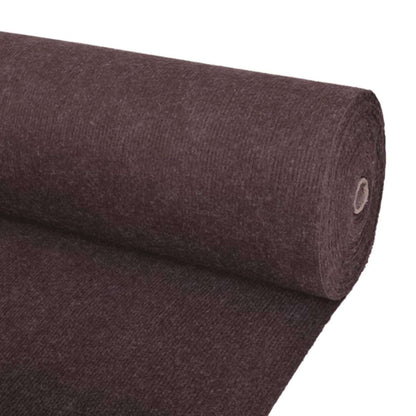 vidaXL Carpet Brown 1.2 x 15 m Polyester 1
