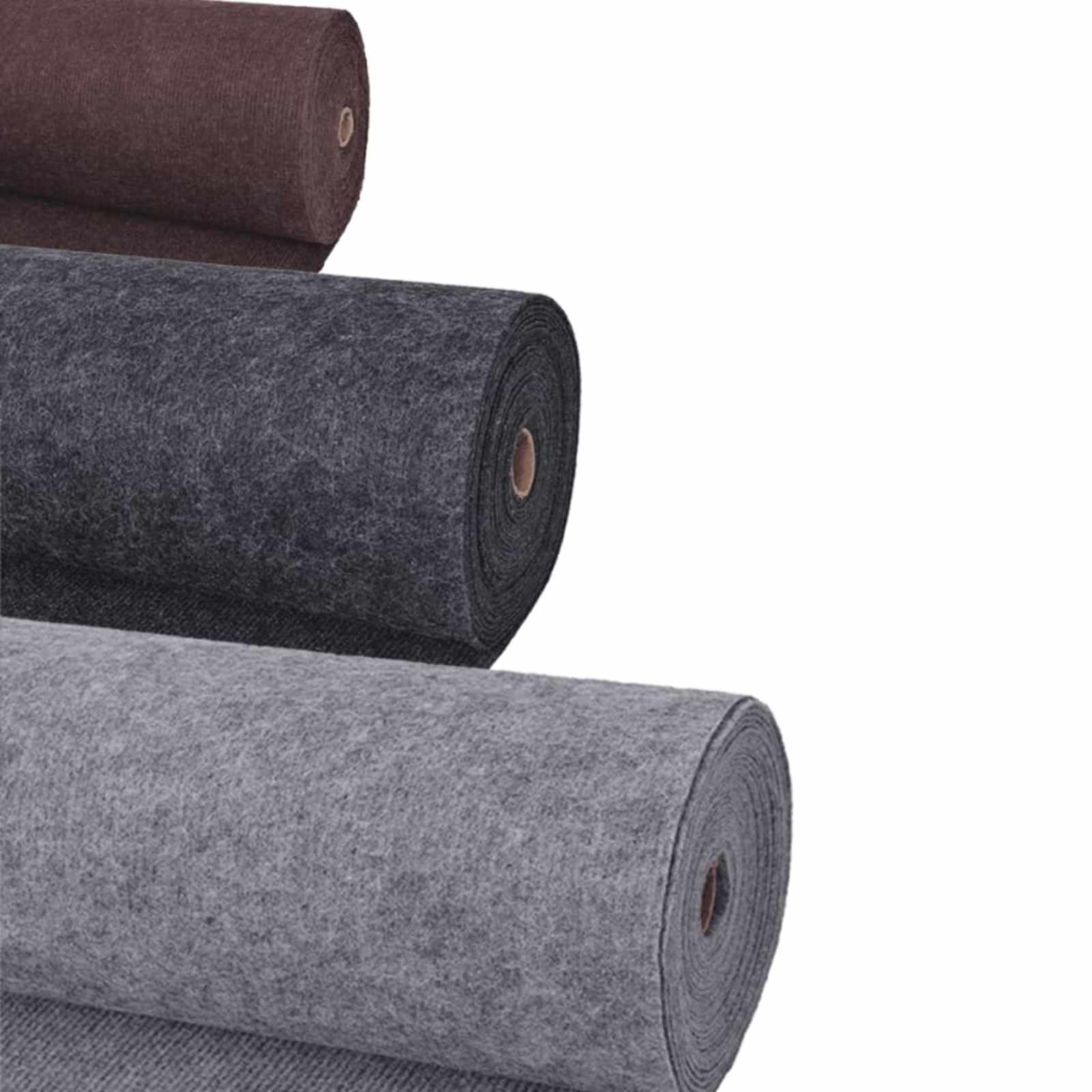 vidaXL Carpet Brown 1.2 x 15 m Polyester 2