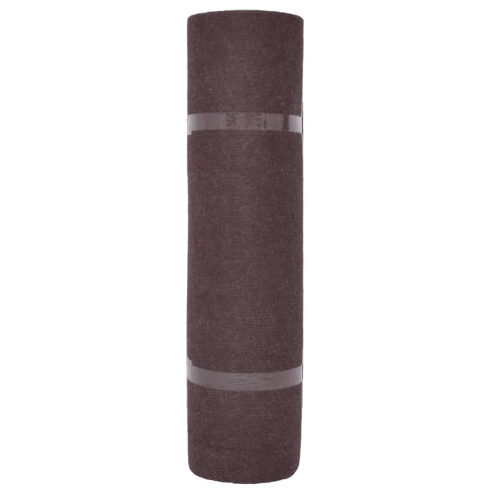 vidaXL Carpet Brown 1.2 x 15 m Polyester 3
