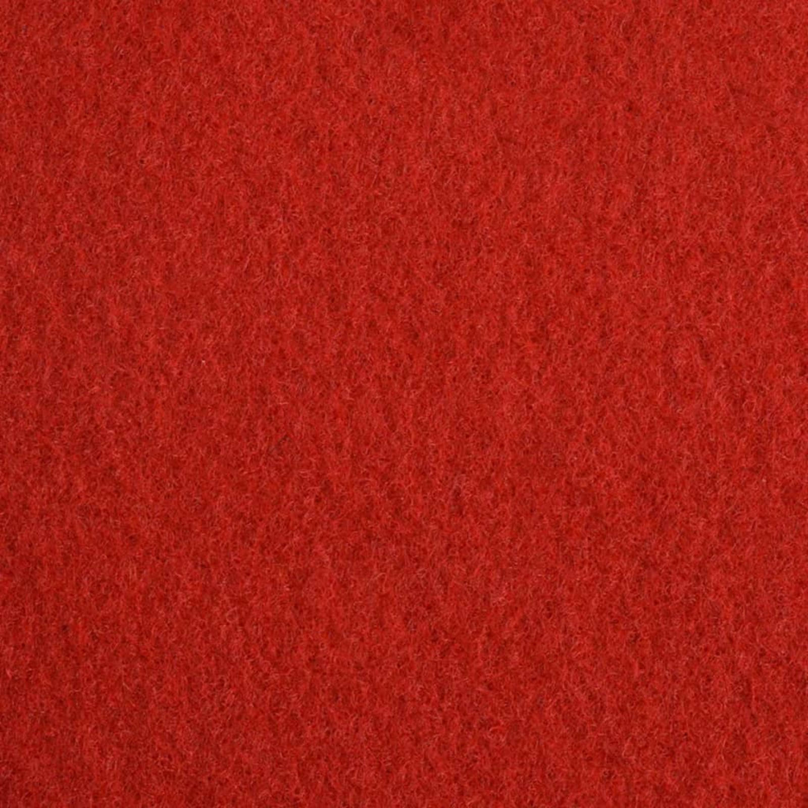 vidaXL Carpet Plain Red 1.2 x 12 m Polyester 4
