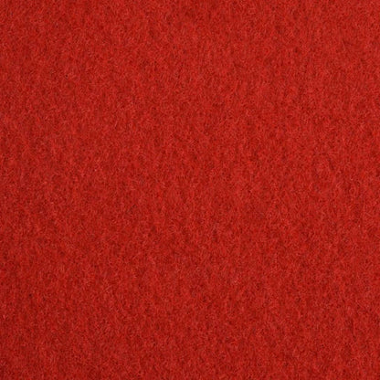 vidaXL Carpet Plain Red 1.2 x 12 m Polyester 4