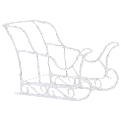 vidaXL Reindeer And Sleigh Christmas Decoration | Colourful 6