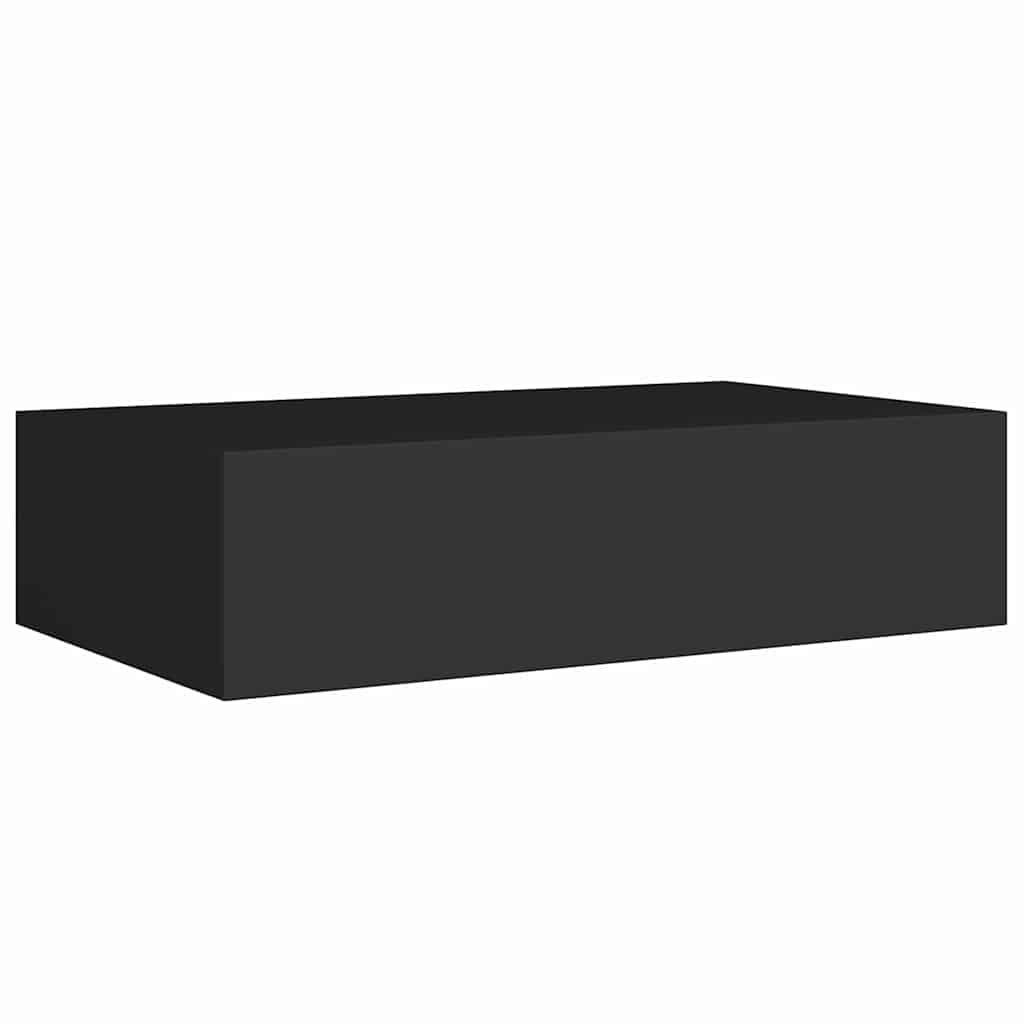 vidaXL Drawer Shelf | Set of 2 | Black | MDF, Metal | Compact | Drawer Shelf 6
