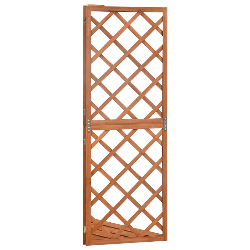 vidaXL Corner Trellis | Brown | Solid fir wood | Medium | Corner Trellis 3