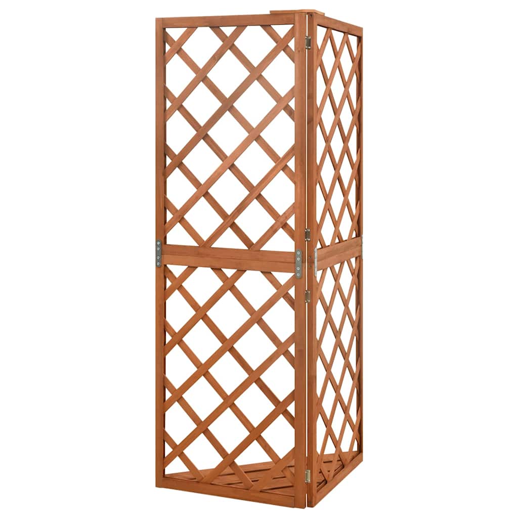 vidaXL Corner Trellis | Brown | Solid fir wood | Medium | Corner Trellis 4