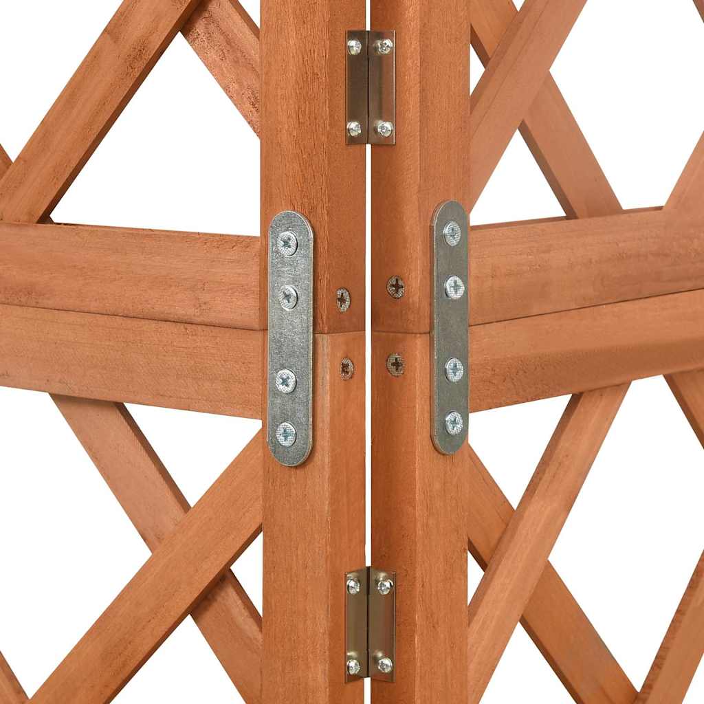 vidaXL Corner Trellis | Brown | Solid fir wood | Medium | Corner Trellis 5