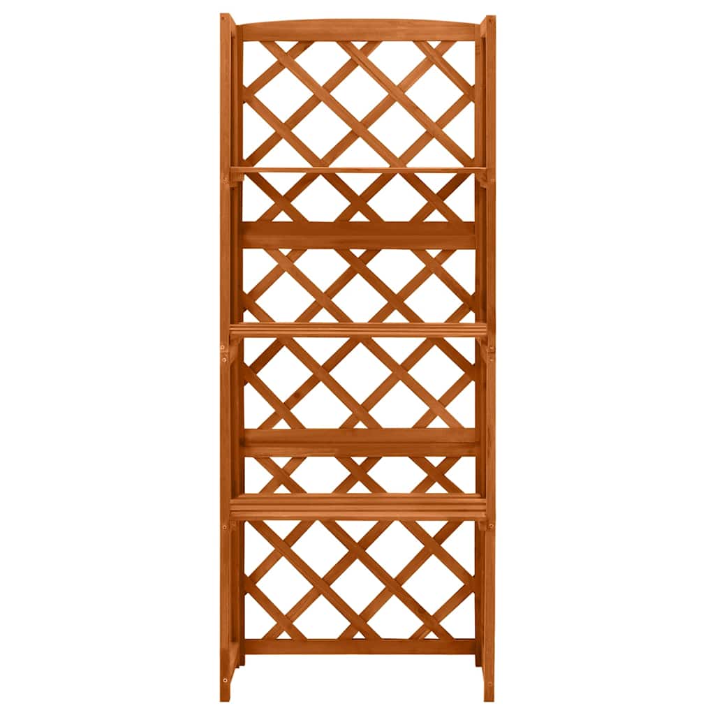 vidaXL Trellis | Natural wood | Solid fir wood | Medium | Shelving | Trellis 2
