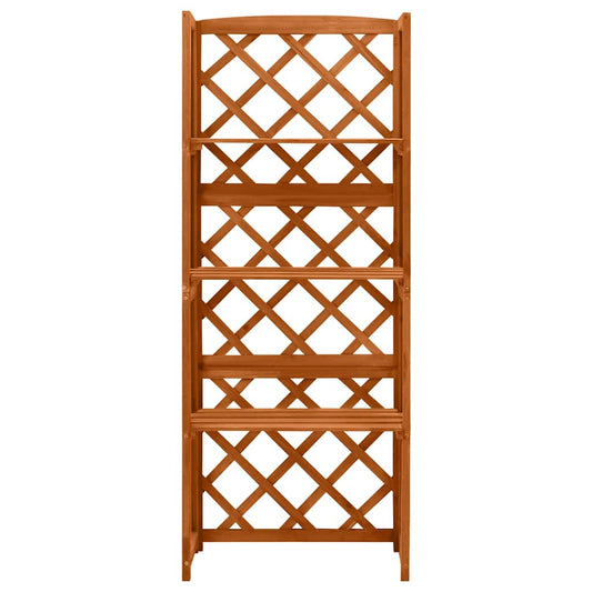 vidaXL Trellis | Natural wood | Solid fir wood | Medium | Shelving | Trellis 2